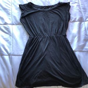 Black sundress with open back